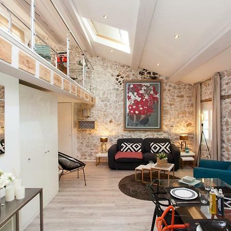 Superbe appartement loft vieil Antibes Buitenkant foto