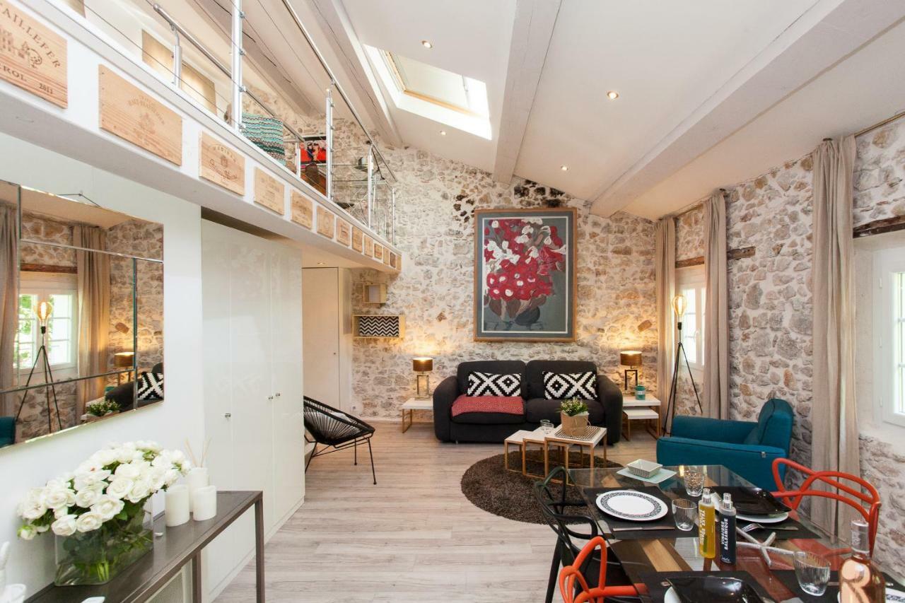 Superbe appartement loft vieil Antibes Buitenkant foto